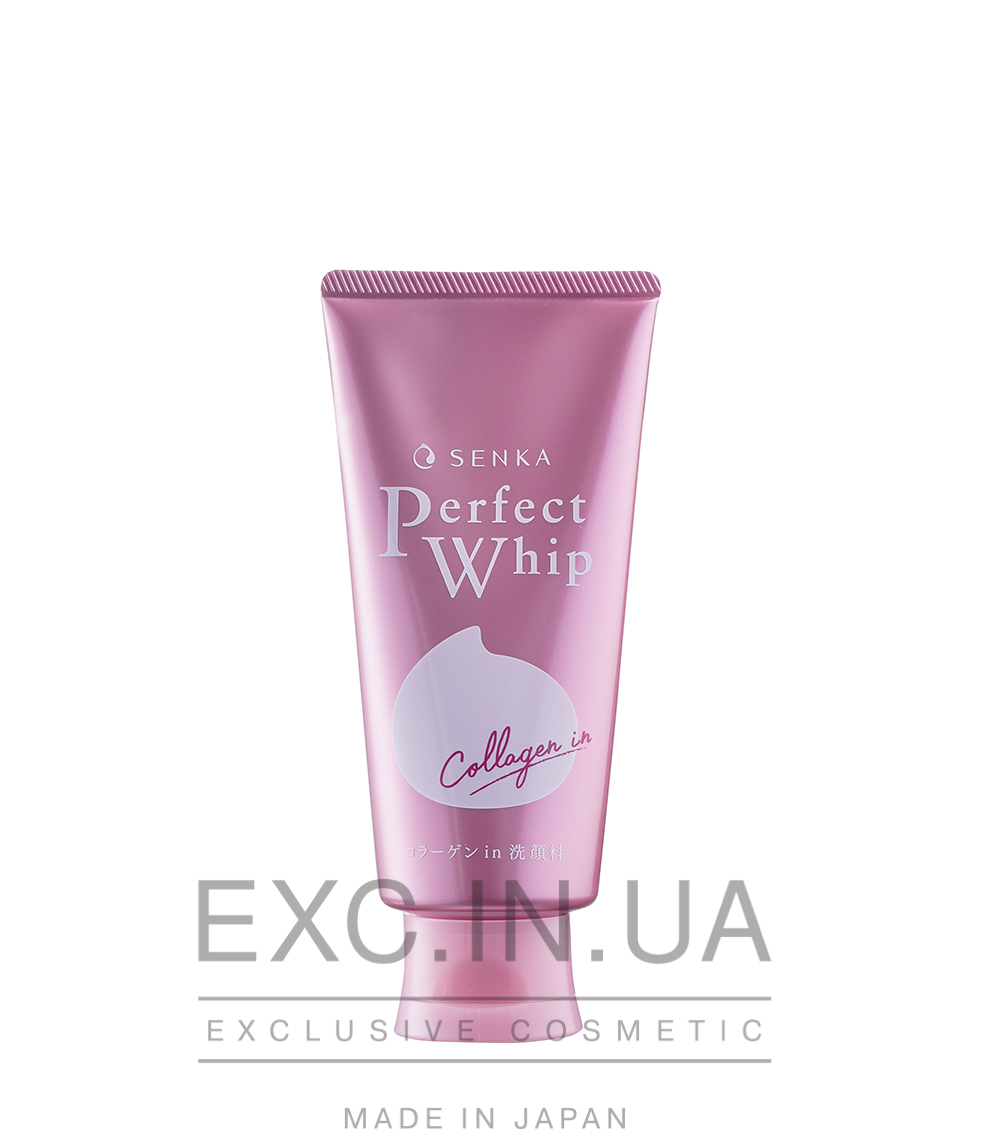 Shiseido senka perfect wrip collagen - Пінка для вмивання з колагеном