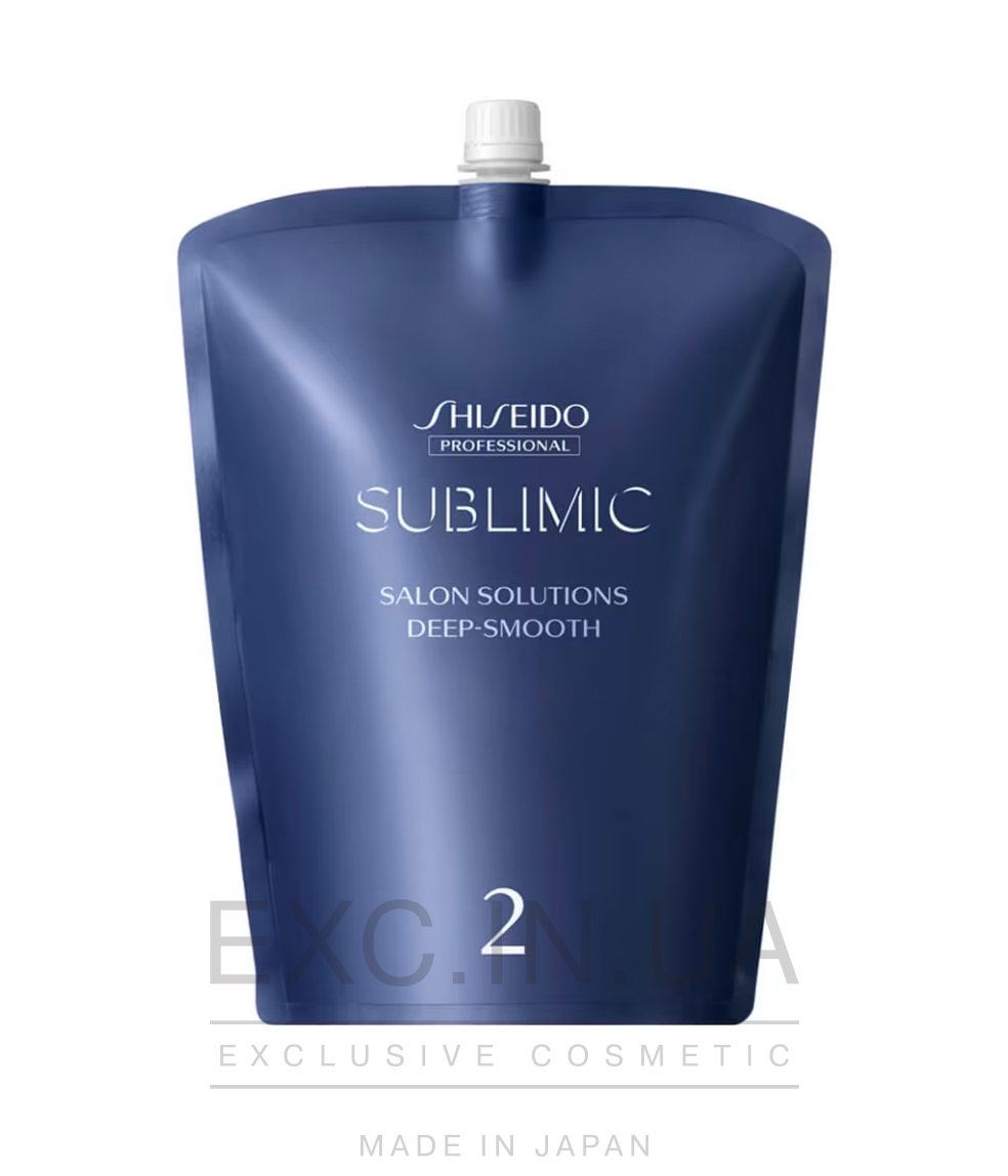 Shiseido Sublimic Salon Solution Deep Smooth - 2-й компонент салонної процедури Shiseido. Відновлювальний крем