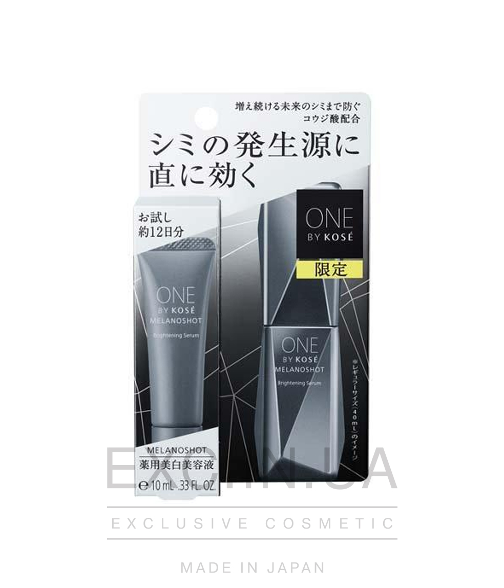 Kose ONE The Wrinkless Melanoshot White Brightening Serum  - Освітлювальна сироватка