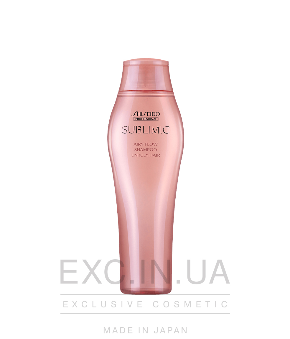 Shiseido Sublimic Airy Flow Shampoo - Шампунь для догляду за хвилястим, пористим та неслухняним волоссям