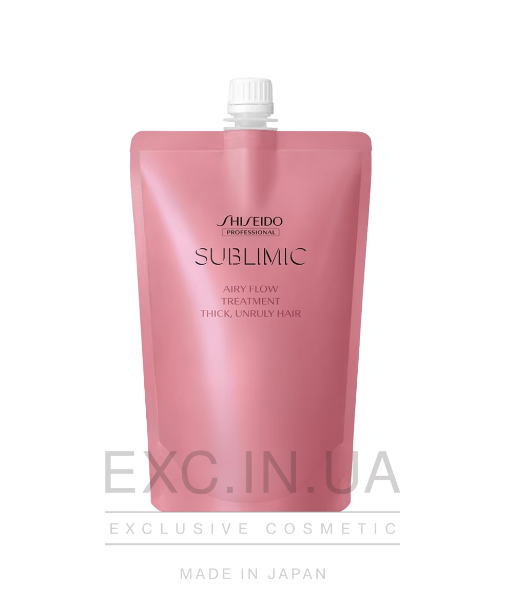 Shiseido Sublimic Airy Flow Treatment (Thick, Unruly Hair) - Бальзам-маска для сухого, пористого та неслухняного волосся