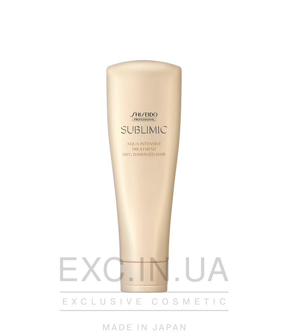 Shiseido Sublimic Aqua Intensive Treatment (dry, damaged hair) - Інтенсивна маска для сухого та пошкодженого волосся