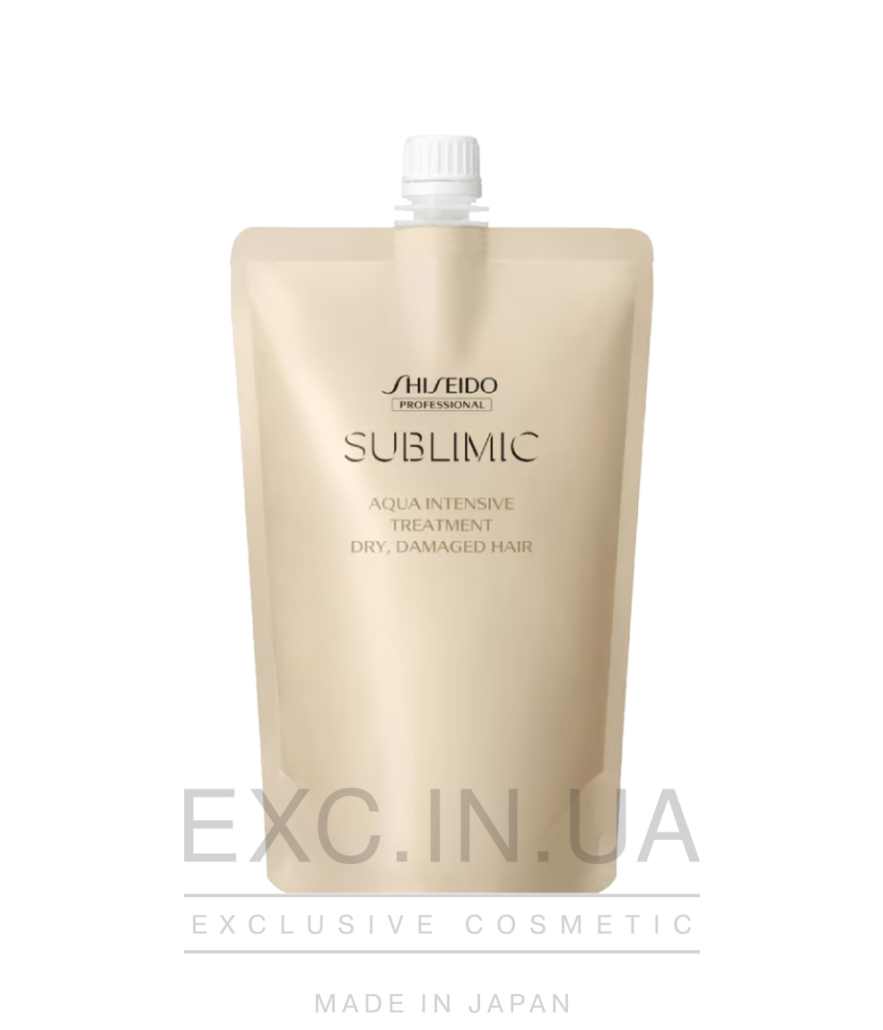 Shiseido Sublimic Aqua Intensive Treatment (dry, damaged hair) - Інтенсивна маска для сухого та пошкодженого волосся