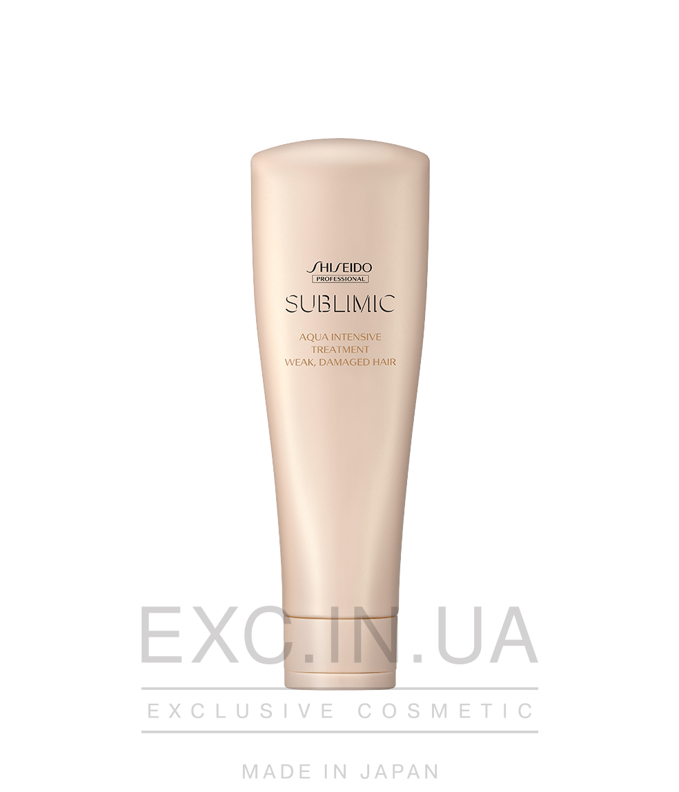 Shiseido Sublimic Aqua intensive treatment (weak, damaged hair) - Маска для відновлення слабкого та пошкодженого волосся