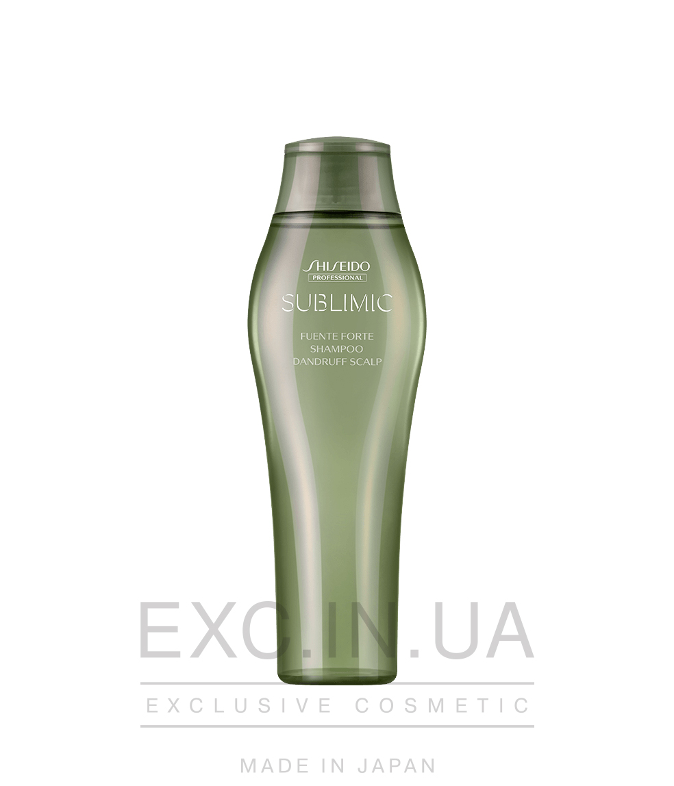 Shiseido Sublimic Fuente Forte Shampoo (Dandruff scalp) - Відновлювальний шампунь для сухої чутливої шкіри голови, схильної до появи лупи