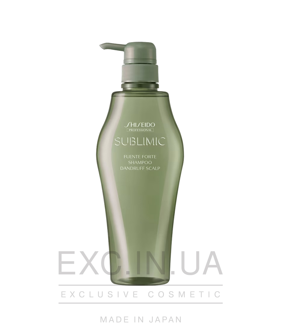 Shiseido Sublimic Fuente Forte Shampoo (Dandruff scalp) - Відновлювальний шампунь для сухої чутливої шкіри голови, схильної до появи лупи