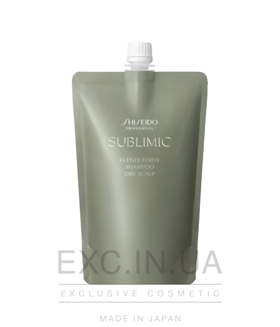 Shiseido Sublimic Fuente Forte Shampoo (Dry scalp) - Шампунь для балансу сухої та чутливої шкіри голови