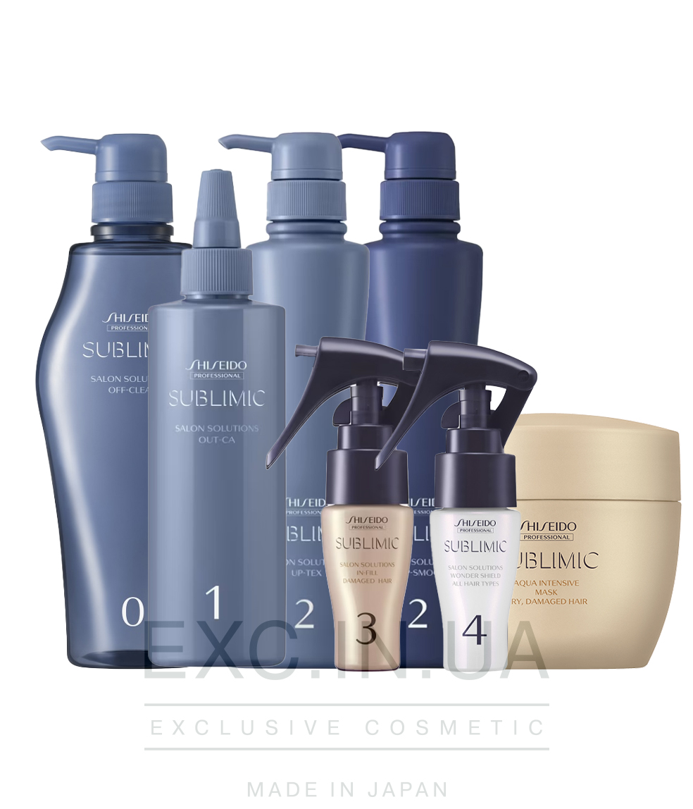 Shiseido Sublimic Hair Reforming Program for Dry Damaged Hair - Програма реконструкції сухого пошкодженого волосся (60 хвилин)