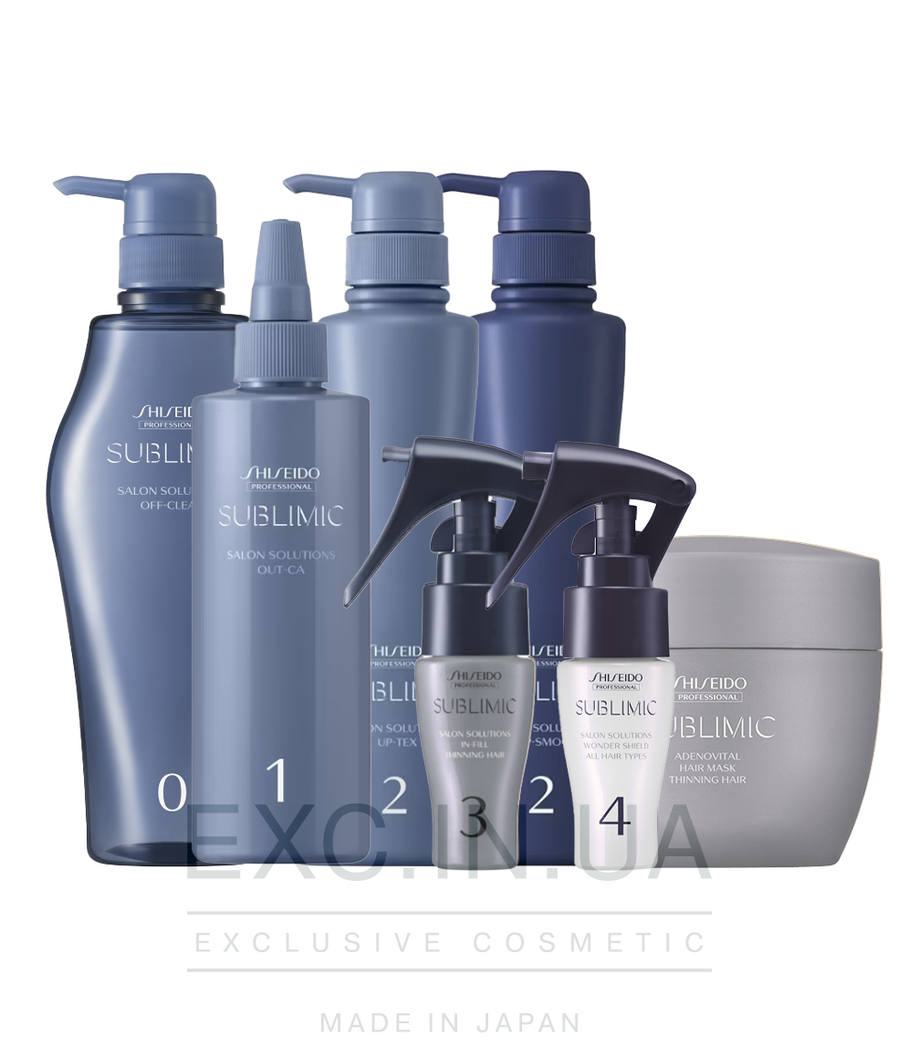 Shiseido Sublimic Hair Reforming Program for Thinning Hair - Програма реконструкції тонкого ослабленого волосся (60 хвилин)