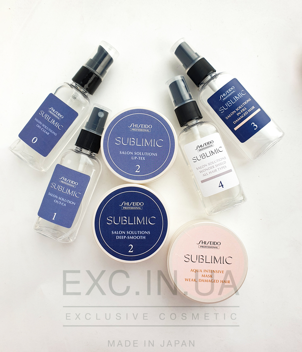 Shiseido Sublimic Hair Reforming Program for Weak Damaged Hair - Програма реконструкції ослабленого та пошкодженого волосся (60 хвилин)