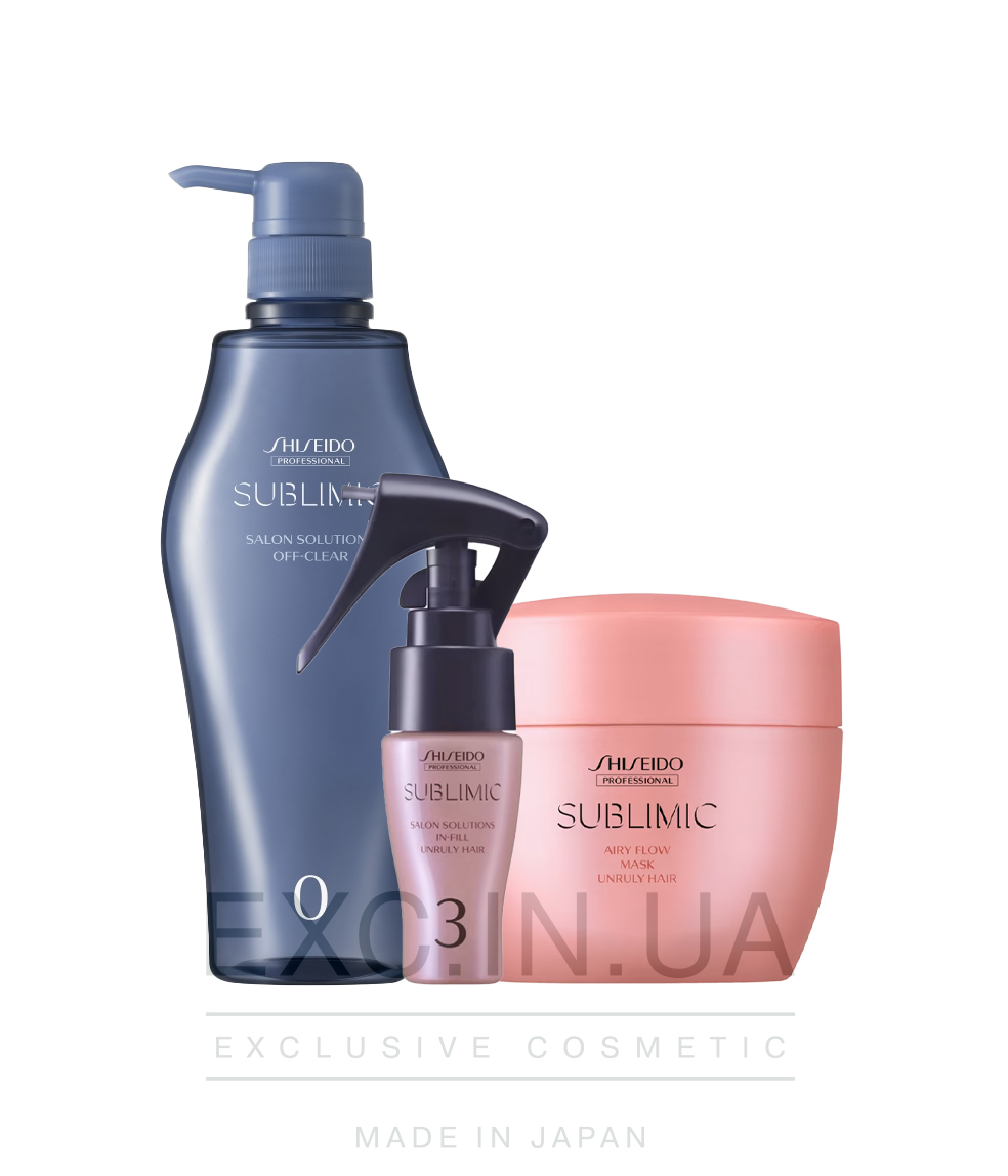 Shiseido Sublimic Hair Target Solution Program for Unruly Hair - Відновлююча SPA-процедура для неслухняного волосся (15 хвилин)