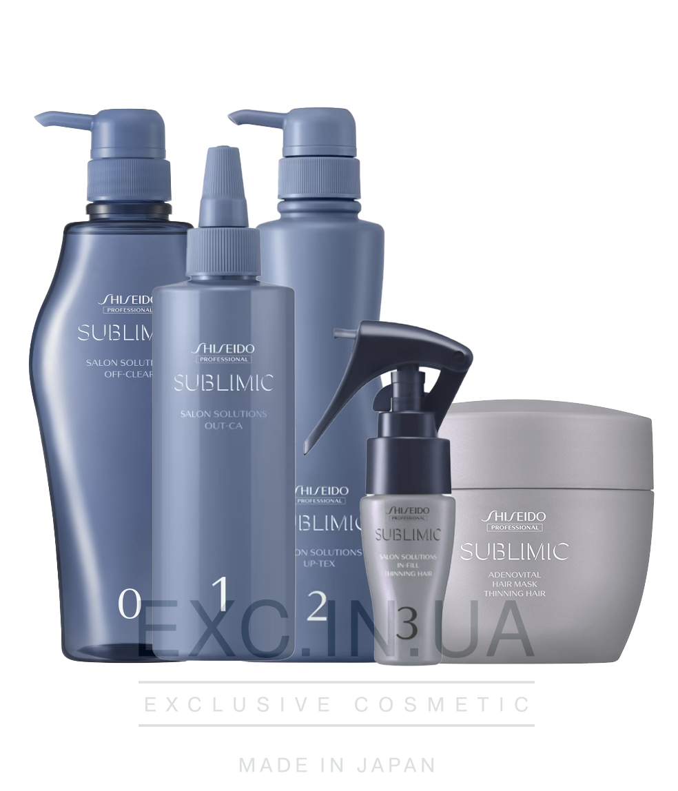 Shiseido Sublimic Intensive Hair Repair Program for Thinning Hair - Відновлювальна SPA-процедура для тонкого ослабленого волосся (30 хвилин)