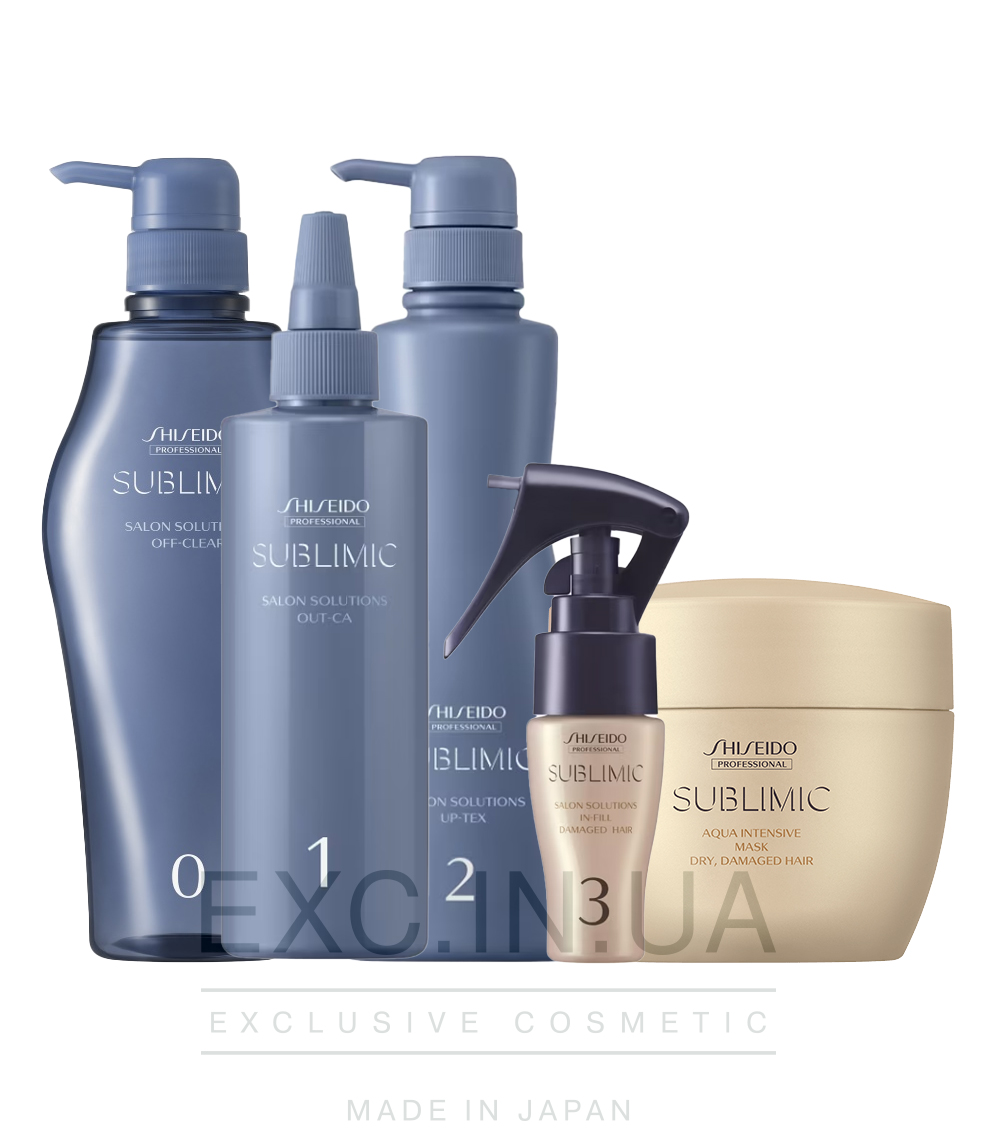 Shiseido Sublimic Intensive Hair Repair Program for Dry Damaged Hair - Відновлювальна SPA-процедура для сухого пошкодженого волосся (30 хвилин)