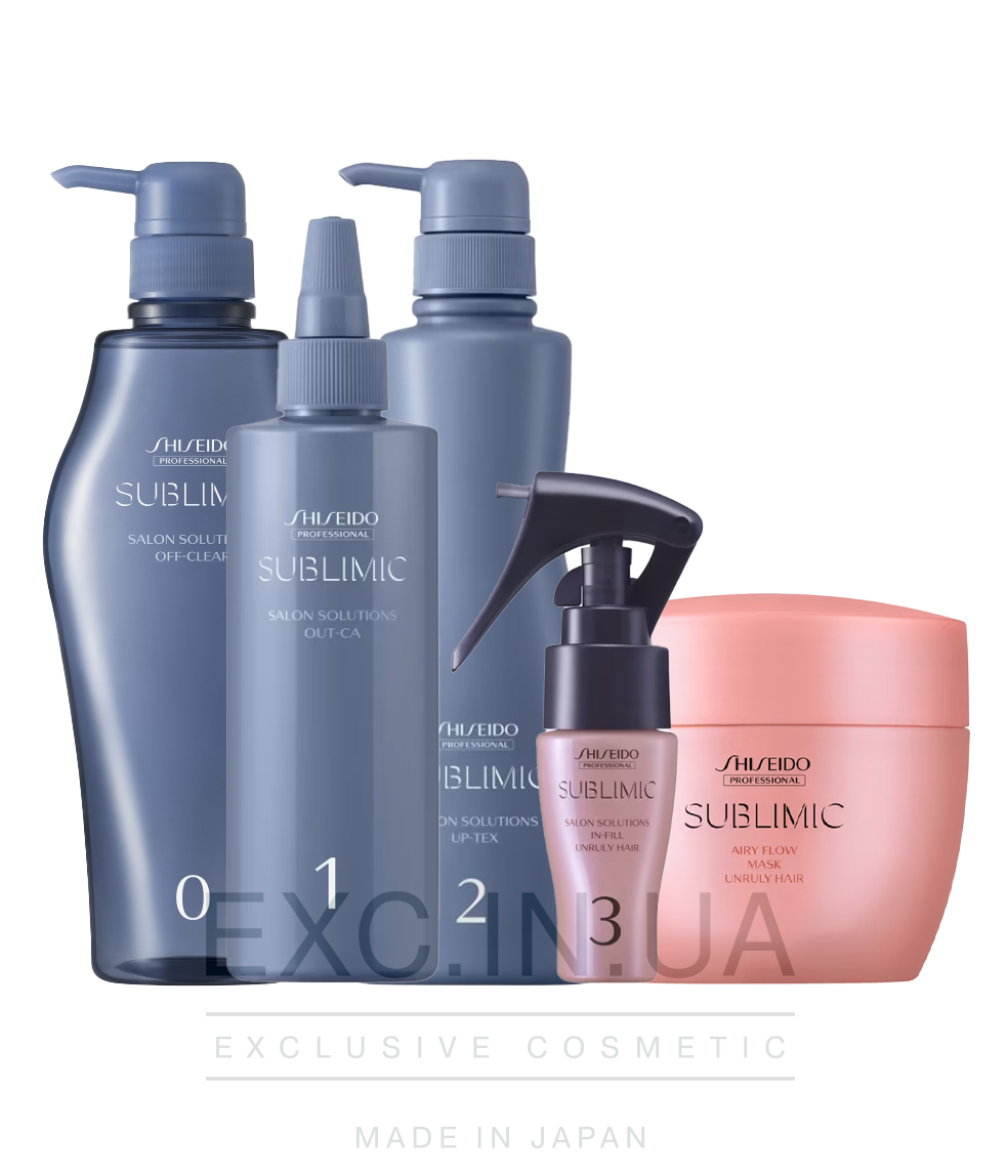 Shiseido Sublimic Intensive Hair Repair Program for Unruly Hair - Відновлювальна SPA-процедура для неслухняного волосся (30 хвилин)