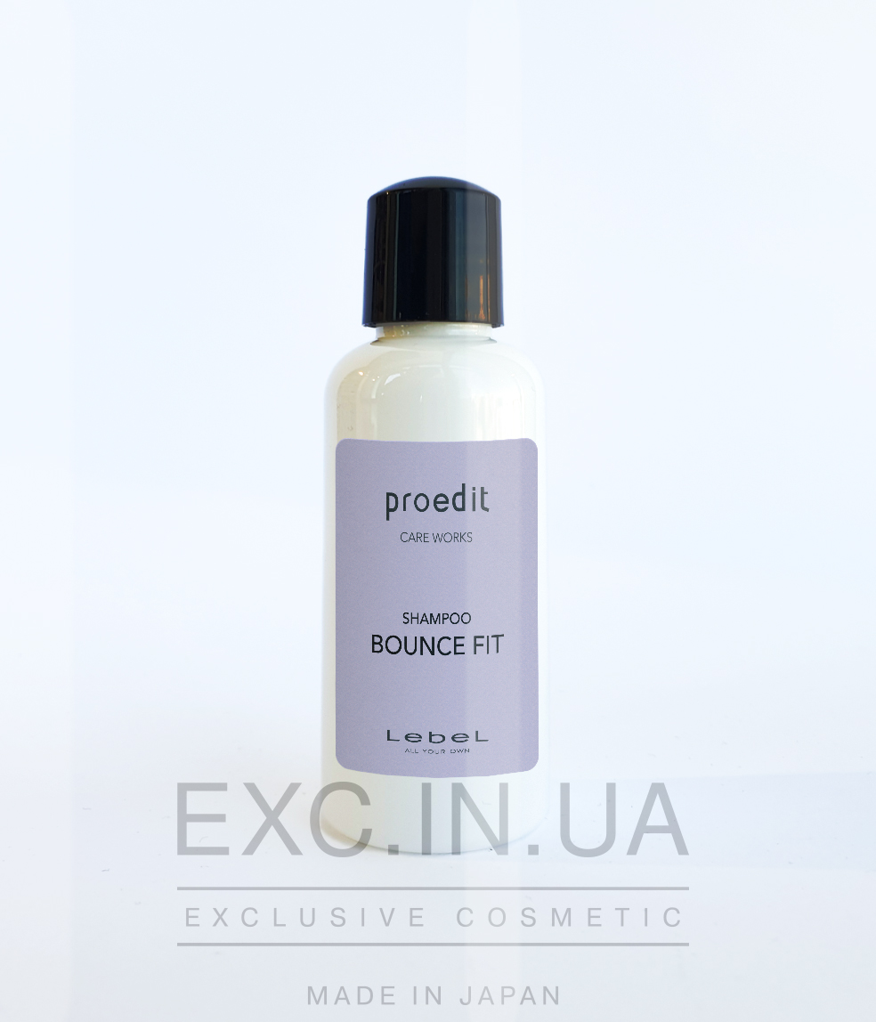 Lebel Proedit Bounce Fit Shampoo - Відновлюючий шампунь для пошкодженого волосся