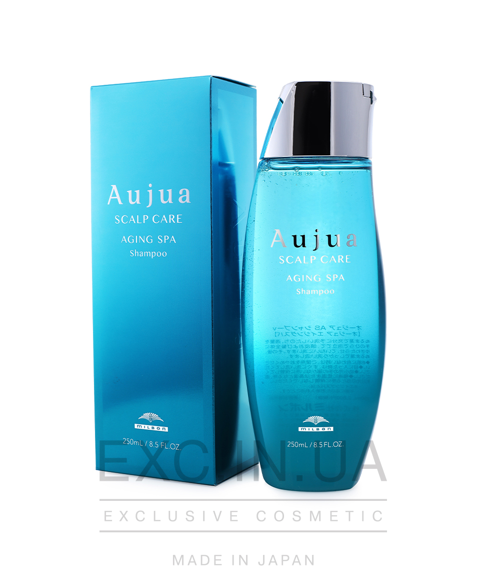 Milbon Aujua Aging Spa Shampoo - Шампунь для надання об'єму з антивіковою дією