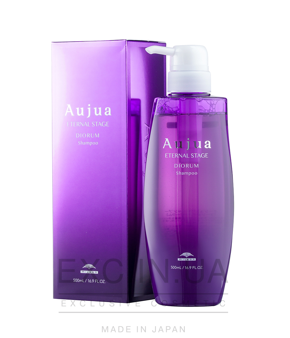 Milbon Aujua Diorum Shampoo - Шампунь для відновлення ідеального об'єму та зростання волосся