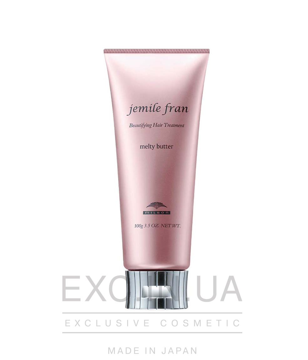 Milbon Jemile Fran Beautifying Hair Treatment Melty Butter - Крем для пористого, сухого або ламкого волосся