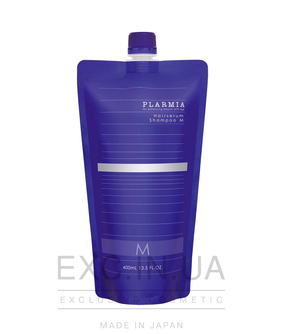 Milbon Plarmia Hairserum M Shampoo - Шампунь регенеруючий для щільного волосся