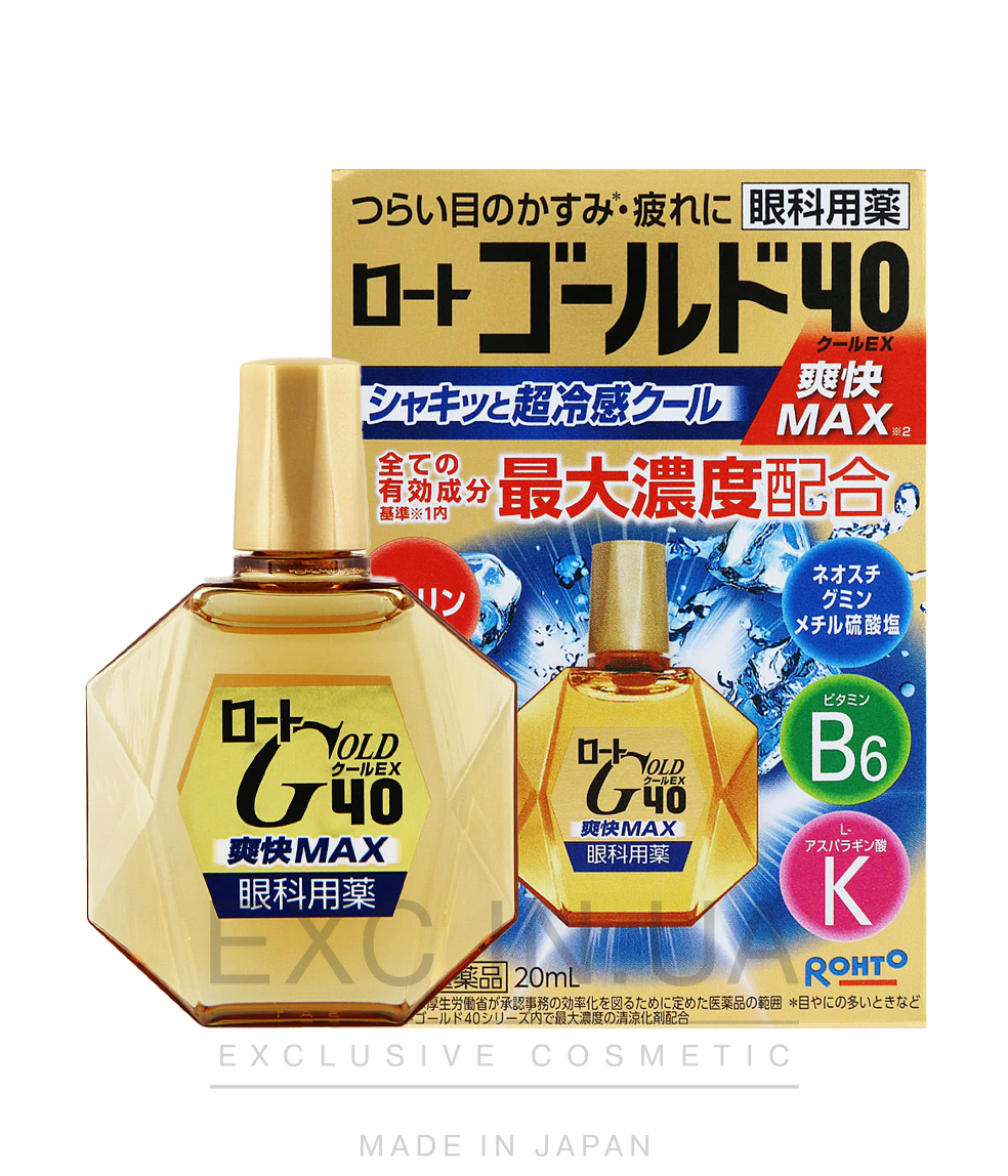 Rohto Gold 40 Eye Drops - Краплі для очей