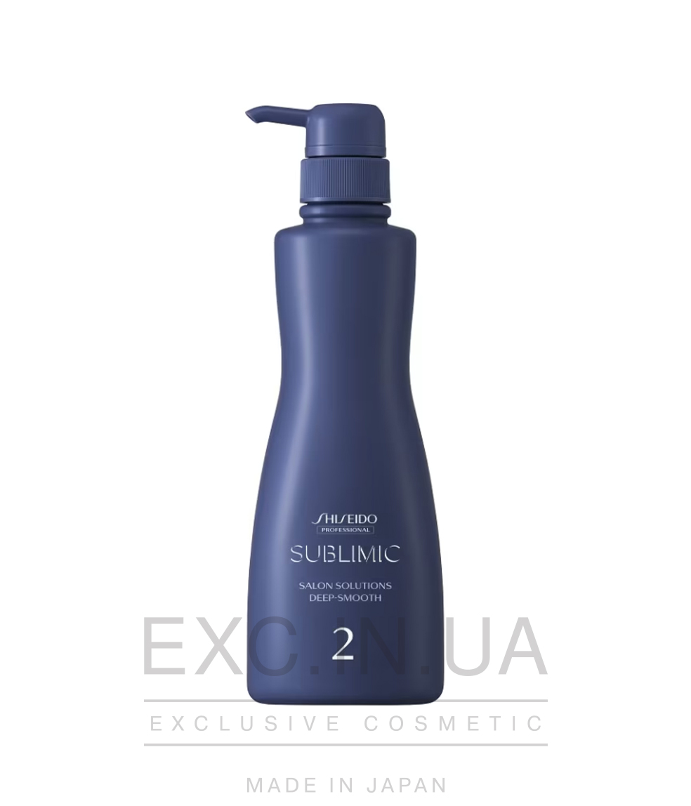 Shiseido Sublimic Salon Solution Deep Smooth - 2-й компонент салонної процедури Shiseido. Відновлювальний крем