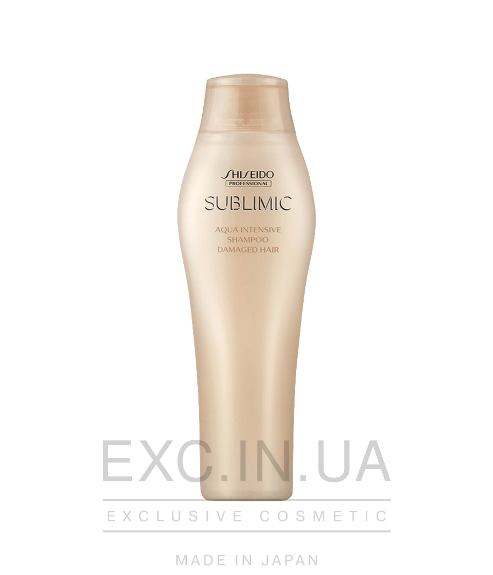 Shiseido Sublimic Aqua Intensive Shampoo - Шампунь для зволоження пошкодженого волосся