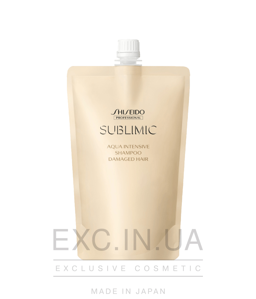 Shiseido Sublimic Aqua Intensive Shampoo - Шампунь для зволоження пошкодженого волосся