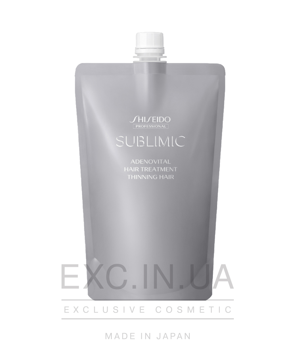 Shiseido Sublimic Adenovital Hair Treatment - Відновлюючий бальзам-маска для тонкого ослабленого волосся