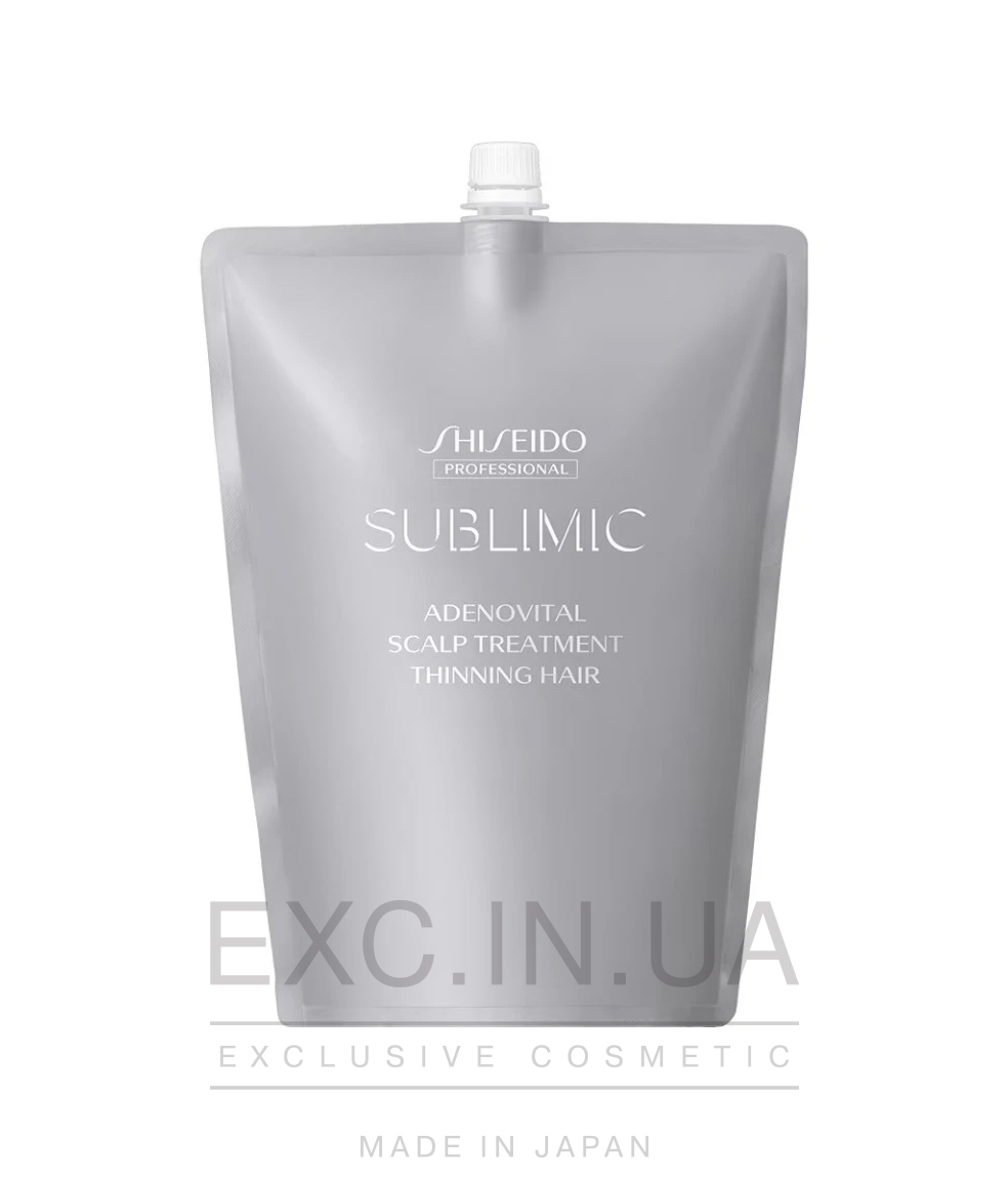 Shiseido Sublimic Adenovital Hair Treatment - Відновлюючий бальзам-маска для тонкого ослабленого волосся