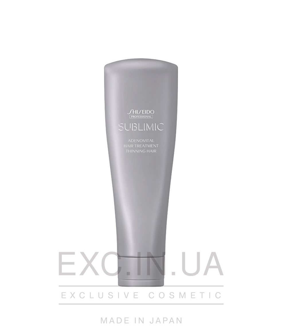 Shiseido Sublimic Adenovital Hair Treatment - Відновлюючий бальзам-маска для тонкого ослабленого волосся