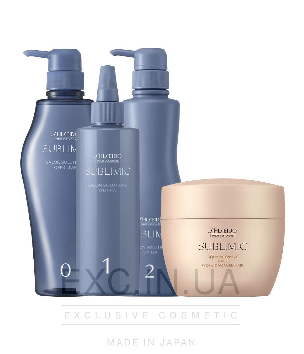 Shiseido Sublimic Hair Detox Program for Weak Damaged Hair - SPA-процедура для детоксу шкіри голови та відновлення ослабленого, пошкодженого волосся (25 хвилин)