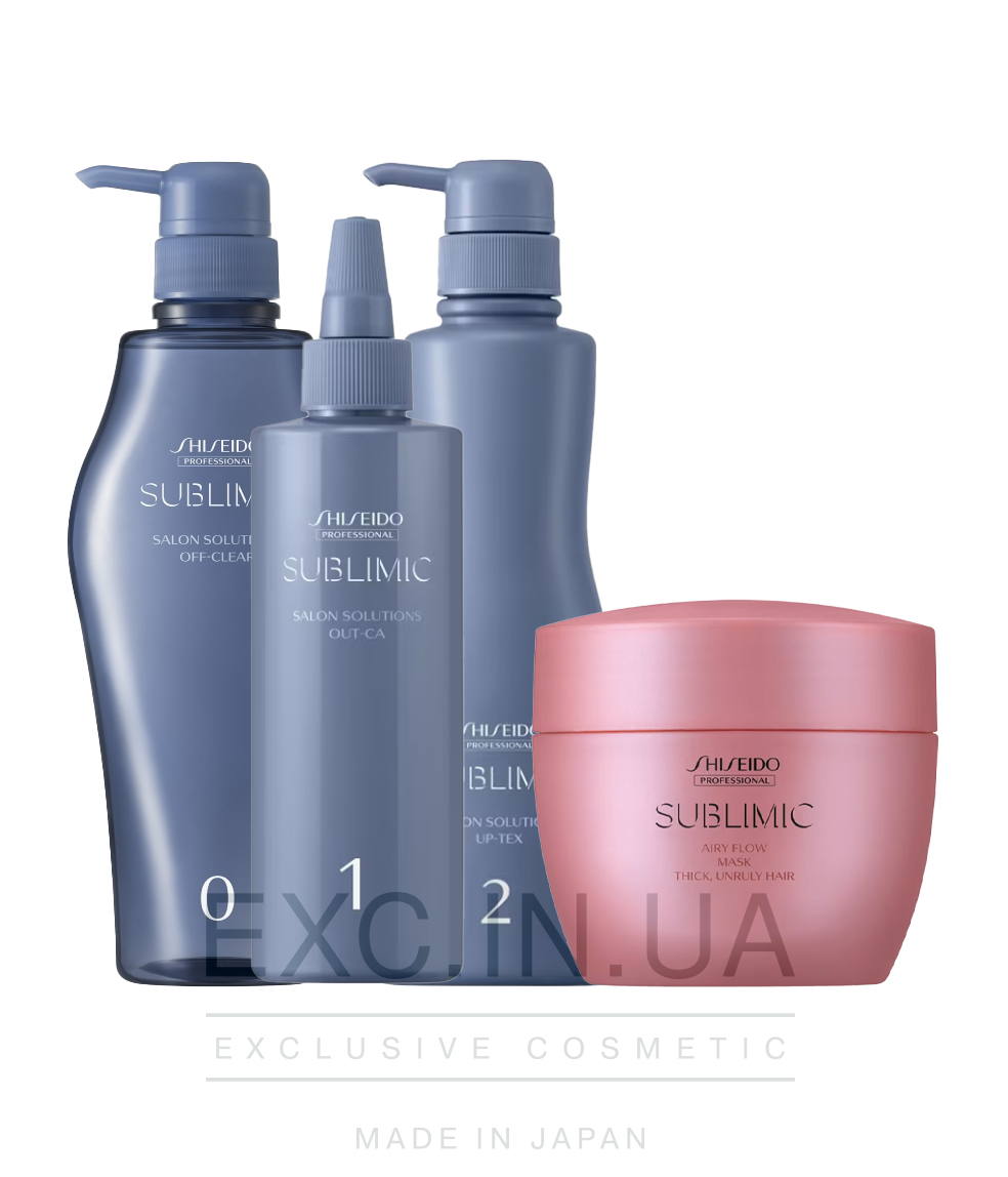 Shiseido Sublimic Hair Detox Program for Thick Unruly Hair - SPA-процедура для детоксу шкіри голови та відновлення для жорсткого неслухняного волосся (25 хвилин)