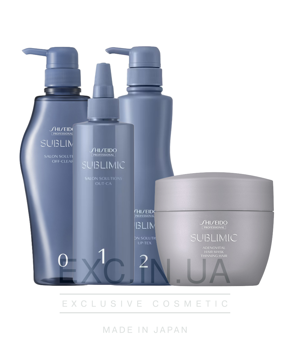 Shiseido Sublimic Hair Detox Program for Thinning Hair - SPA-процедура для детоксу шкіри голови та відновлення для тонкого ослабленого волосся (25 хвилин)