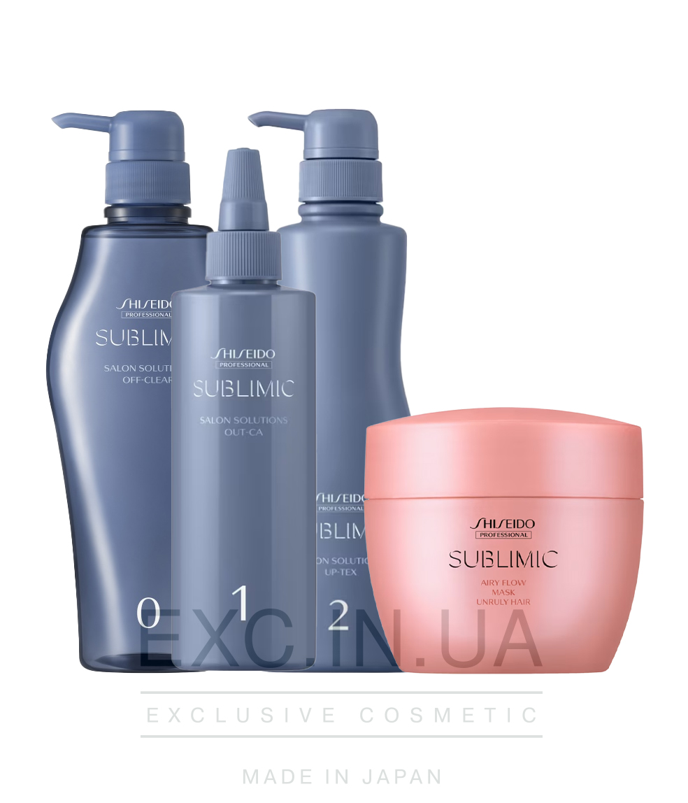 Shiseido Sublimic Hair Detox Program for Unruly Hair - SPA-процедура для детоксу шкіри голови та відновлення для неслухняного волосся (25 хвилин)