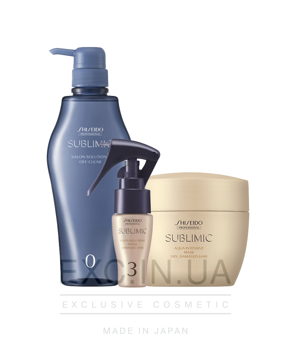 Shiseido Sublimic Hair Target Solution Program for Dry Damaged Hair - Відновлююча SPA-процедура для сухого пошкодженого волосся (15 хвилин)