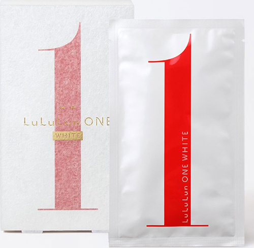 LuLuLun One White  -  Маска-еліксир для обличчя миттєвої дії з вирівнюванням тону