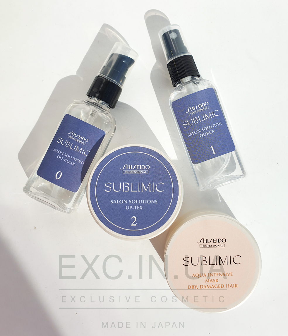 Shiseido Sublimic Hair Detox Program for Dry Damaged Hair - SPA-процедура для детоксу шкіри голови та відновлення сухого, пошкодженого волосся (25 хвилин)