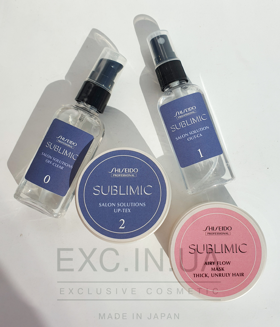 Shiseido Sublimic Hair Detox Program for Thick Unruly Hair - SPA-процедура для детоксу шкіри голови та відновлення для жорсткого неслухняного волосся (25 хвилин)