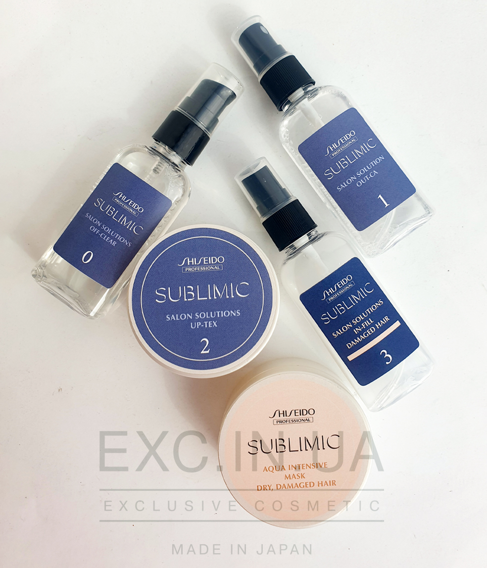 Shiseido Sublimic Intensive Hair Repair Program for Dry Damaged Hair - Відновлювальна SPA-процедура для сухого пошкодженого волосся (30 хвилин)