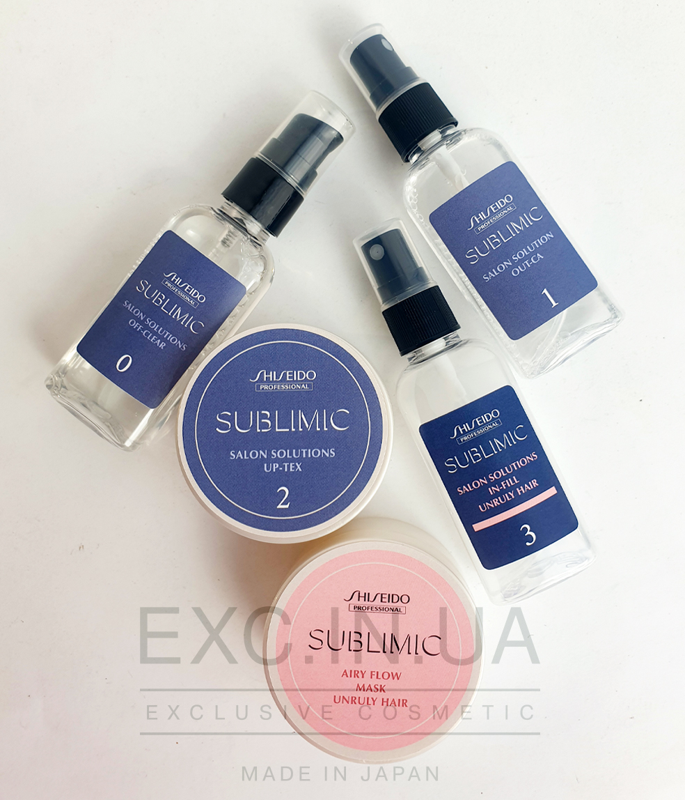 Shiseido Sublimic Intensive Hair Repair Program for Unruly Hair - Відновлювальна SPA-процедура для неслухняного волосся (30 хвилин)