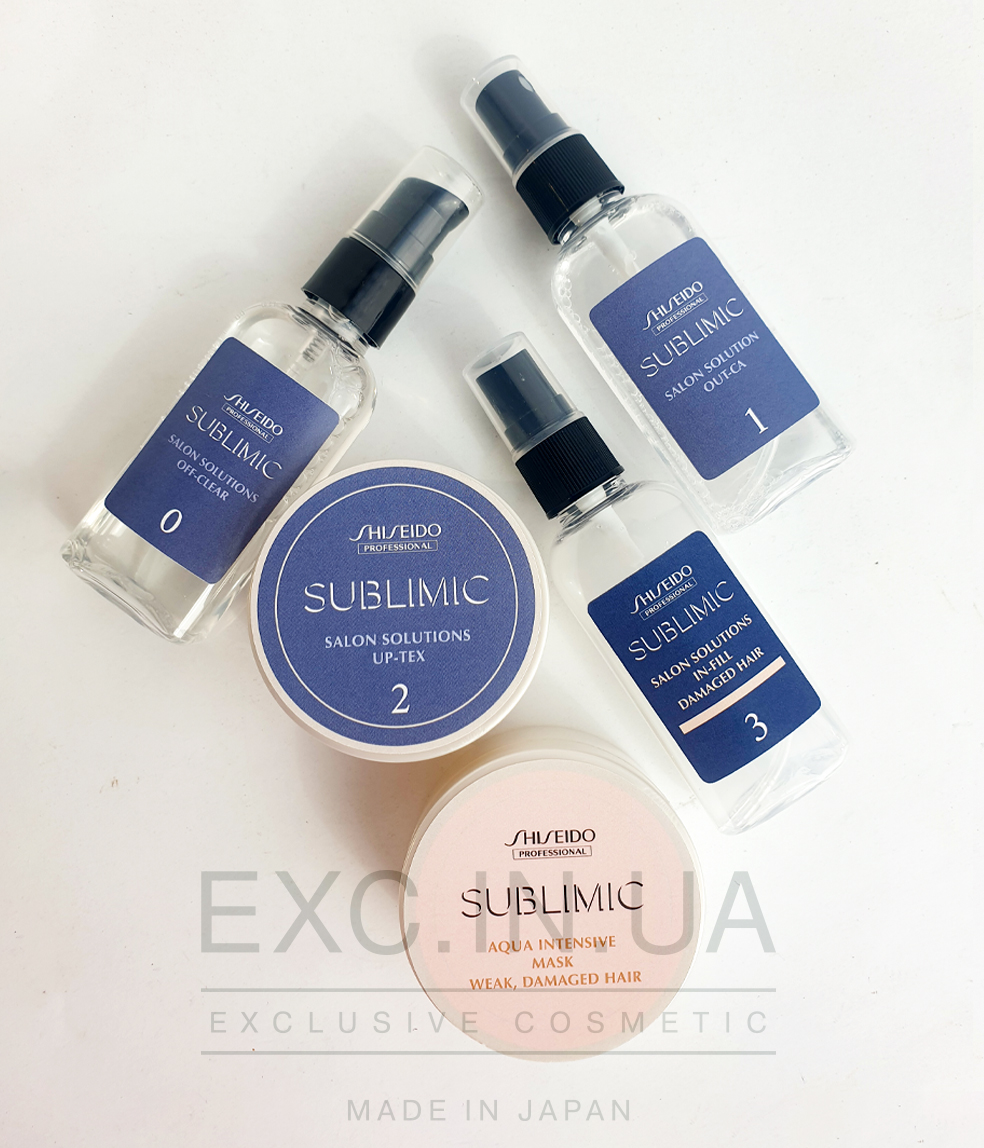 Shiseido Sublimic Intensive Hair Repair Program for Weak Damaged Hair - Відновлювальна SPA-процедура для ослабленого та пошкодженого волосся (30 хвилин)