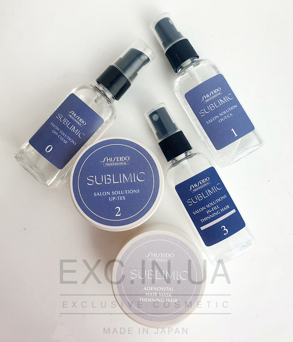 Shiseido Sublimic Intensive Hair Repair Program for Thinning Hair - Відновлювальна SPA-процедура для тонкого ослабленого волосся (30 хвилин)