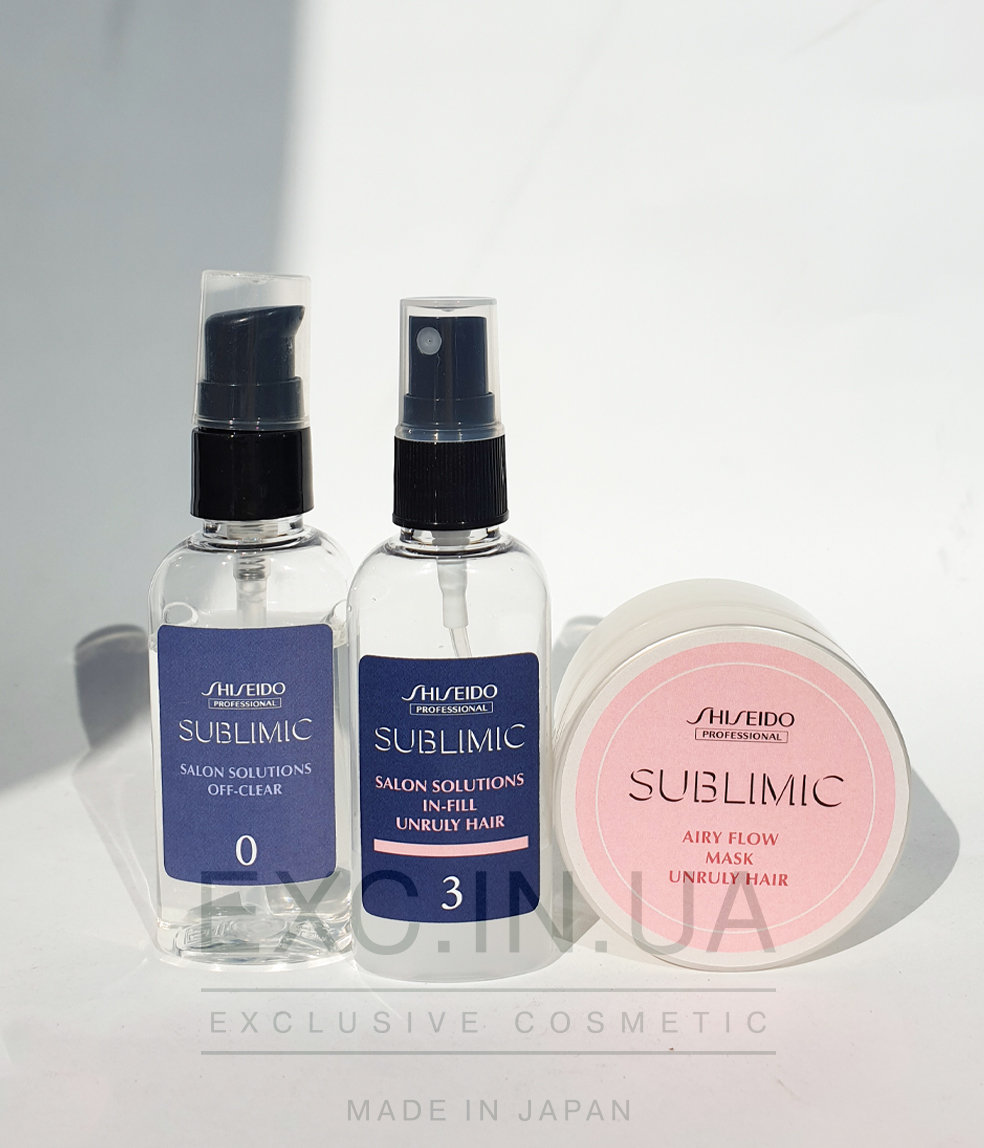 Shiseido Sublimic Hair Target Solution Program for Unruly Hair - Відновлююча SPA-процедура для неслухняного волосся (15 хвилин)