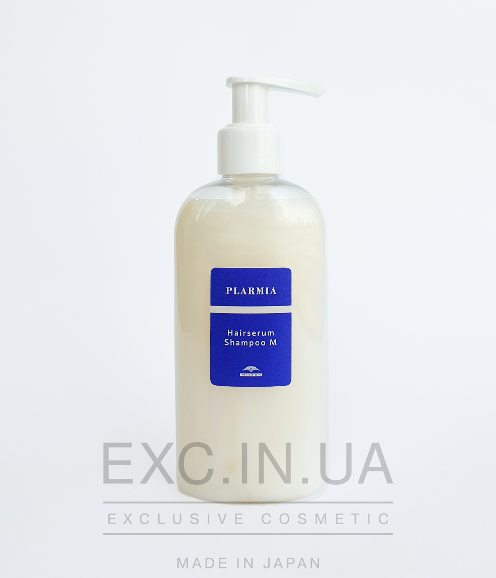 Milbon Plarmia Hairserum M Shampoo - Шампунь регенеруючий для щільного волосся