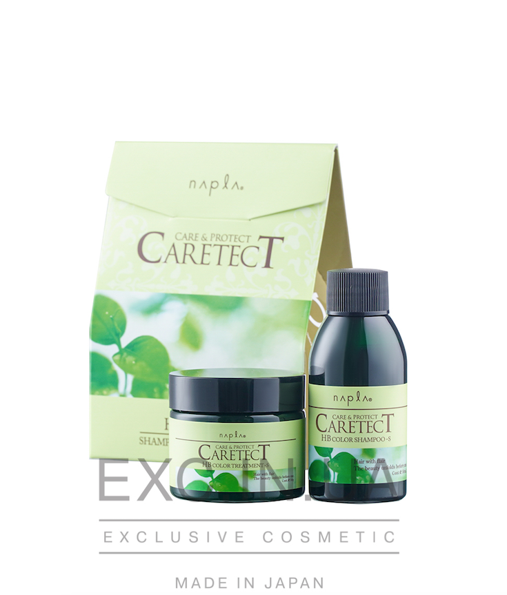 Napla Caretect HB Color Shampoo & Treatment S - Набір для гладкості фарбованого волосся